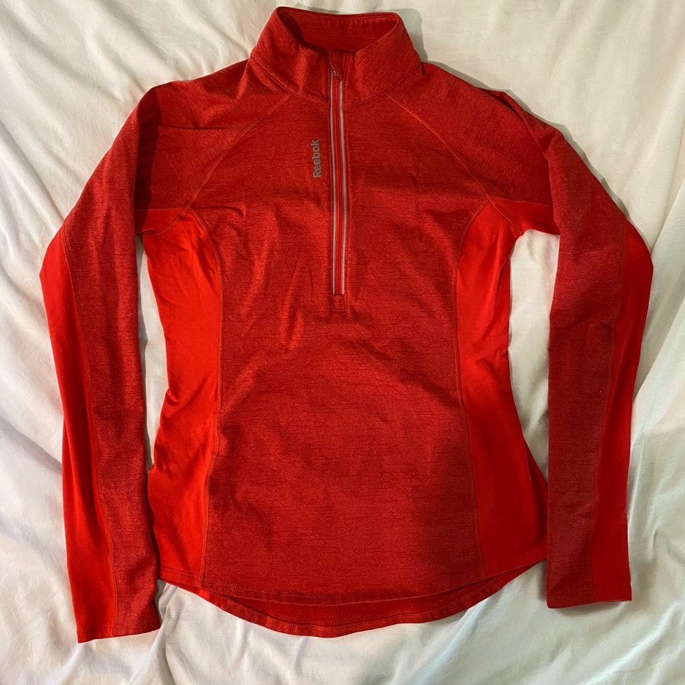 Reebok Quarter Zip Athletic Top
